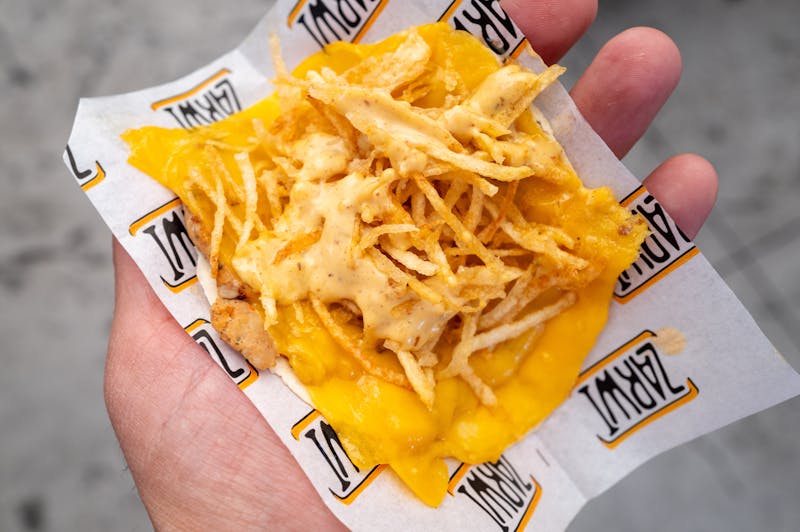 Ranch Loaded Fries with cheese and toppings