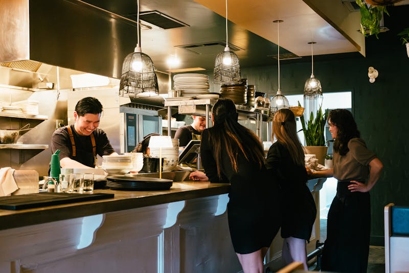 Pizza Ranch staff serving customers